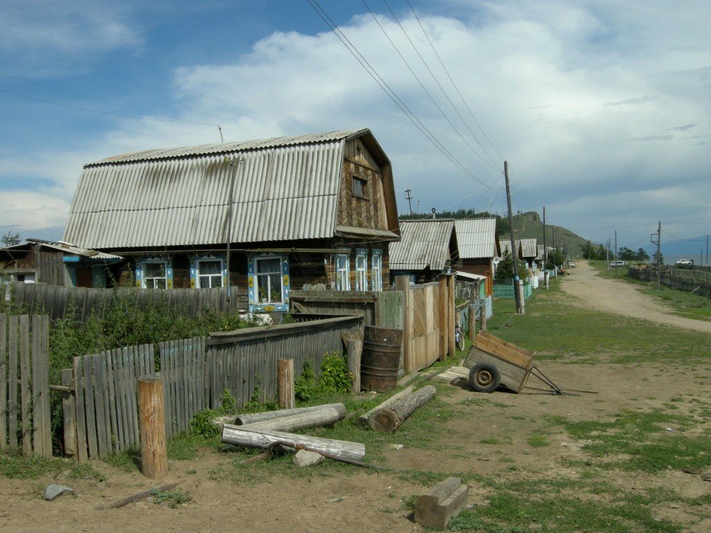 Wioskowe rudery w Bajkalskoje