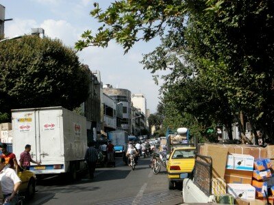 Ruch uliczny w Teheranie