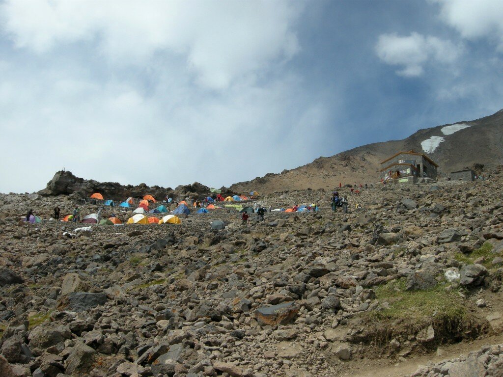 Damavand - III Base Camp (ostatnie schronisko przed szczytem)