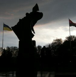 Pomnik Bandery w Tarnopolu